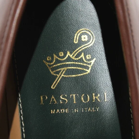 Pastori NWB Titus Slip On Loafers Size 10 US in Cognac Brown  display picture 1
